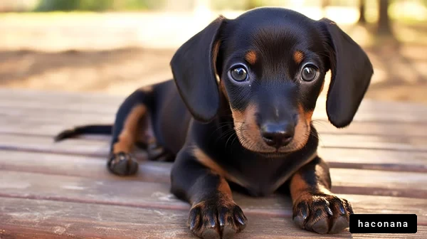 愛らしい子犬の表情