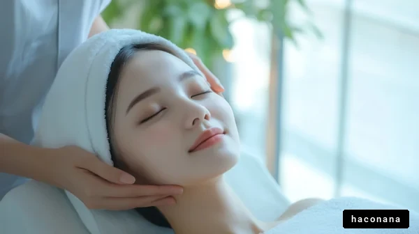 リラックスしたフェイシャルエステ