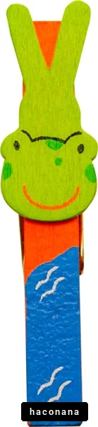 カエルの可愛い洗濯ばさみ