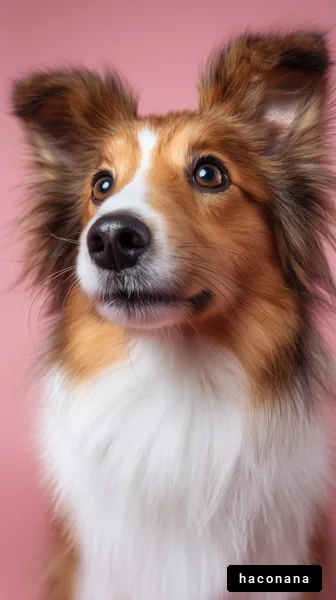 可愛い犬のポートレート