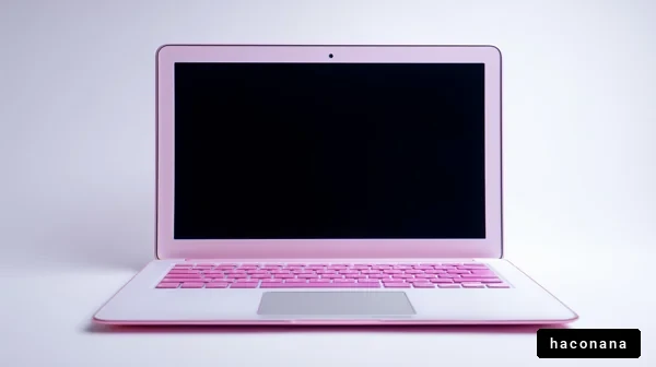 カラフルなノートパソコン