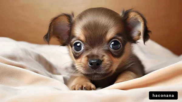 可愛らしい子犬のポートレート