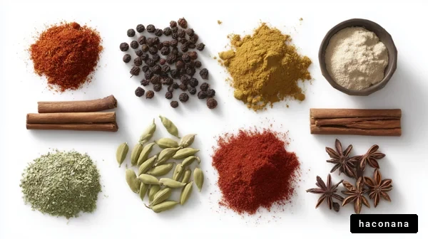 多彩なスパイスの集合
