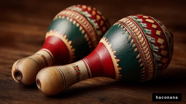 色鮮やかなマラカス