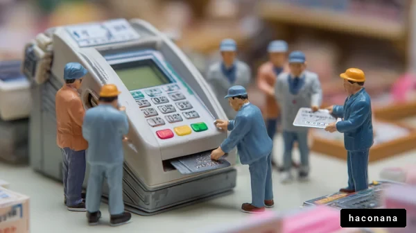 小さな労働者たちのシーン