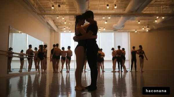 バレエダンスの練習風景