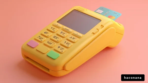 カラフルな決済端末