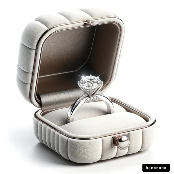美しい指輪とケース
