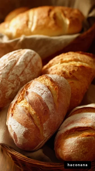 焼きたてのパンのアート
