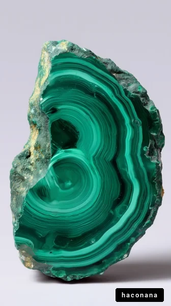 美しい緑の鉱石