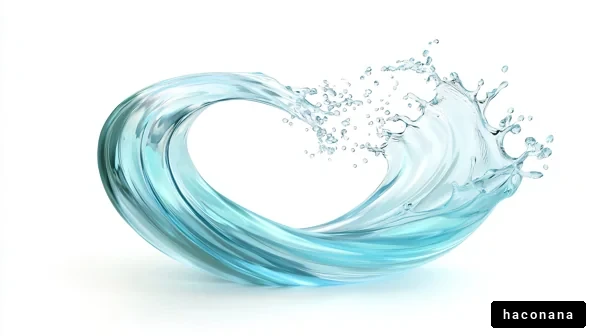 流れる水の美しさ