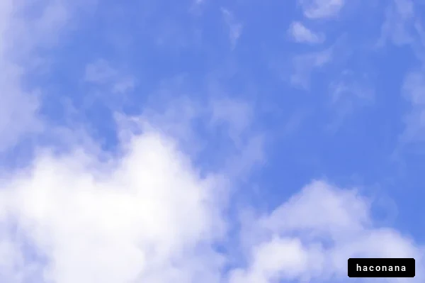 青空と白い雲の景色