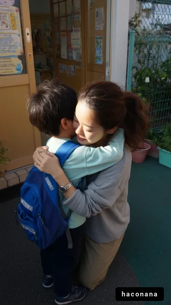 親子の温かな抱擁