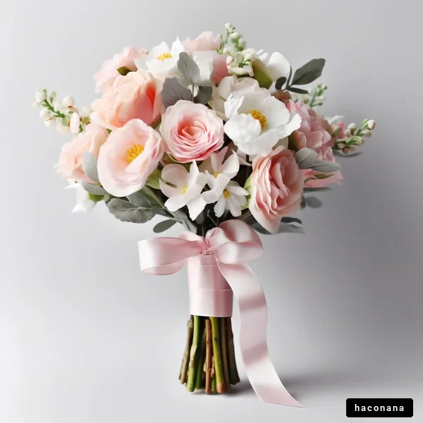 華やかな花束のアレンジ