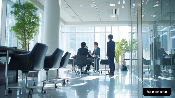 オフィスでのビジネス会議