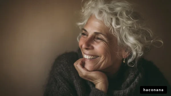 笑顔を浮かべる女性