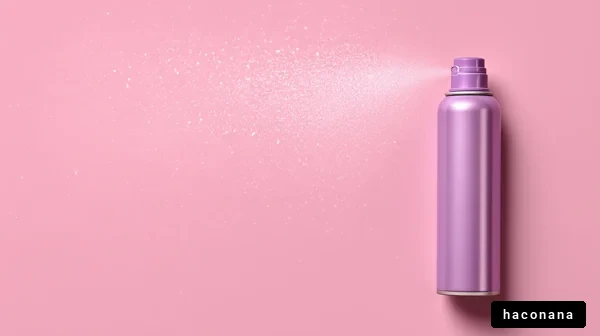 ピンクのスプレーボトル