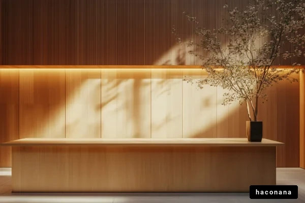 木の温もり感じる空間