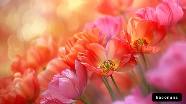 色とりどりの花々