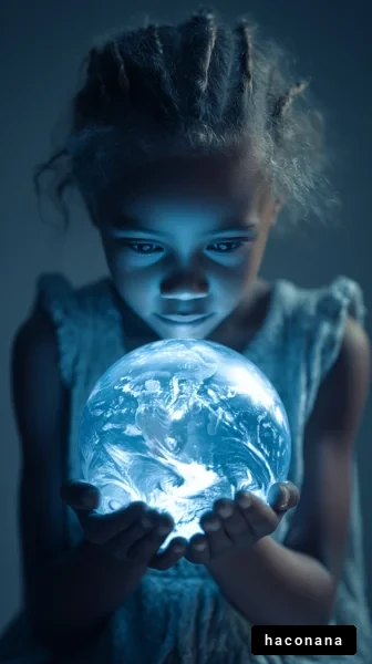 未来を見つめる少女