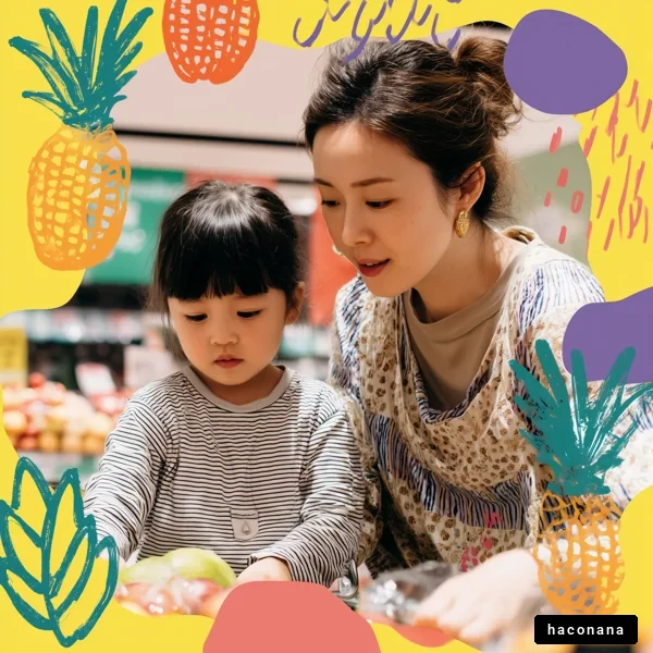 母と子の買い物