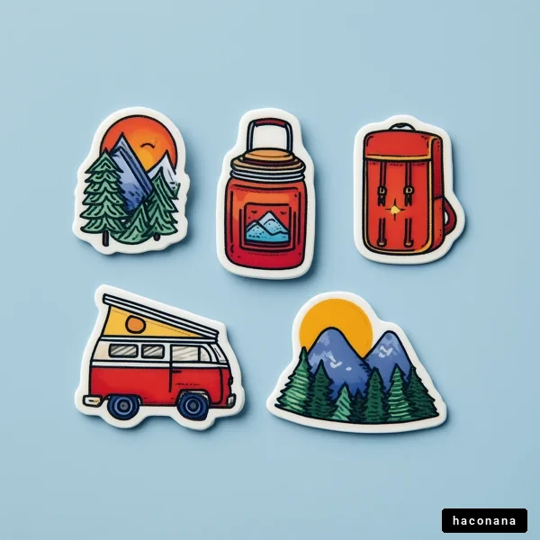 アウトドアを彩るステッカー