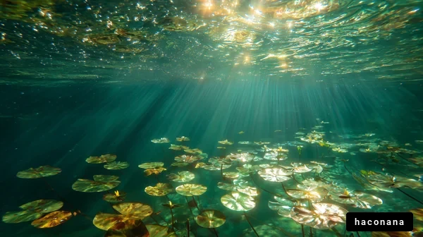 水中の美しい光景