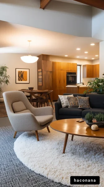 モダンなリビングルームの風景