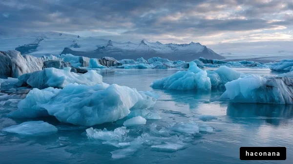 氷山の美しい風景