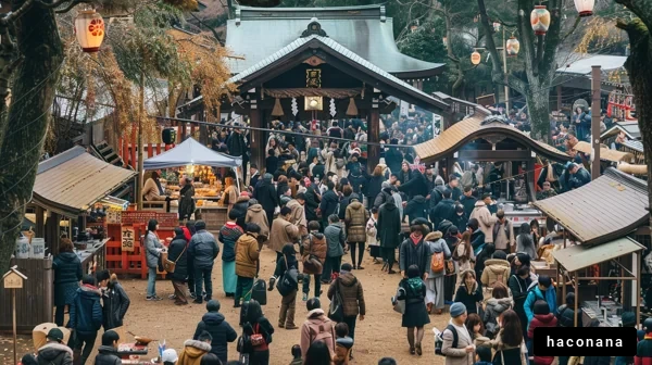 賑やかな市場の風景