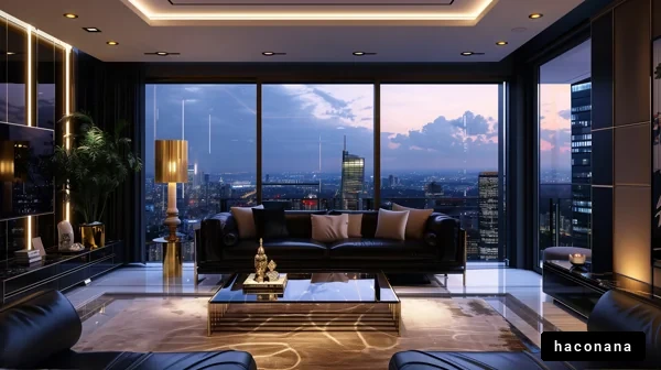 高層ビルのインテリア