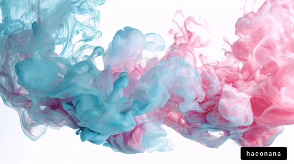 水彩の美しい流れ