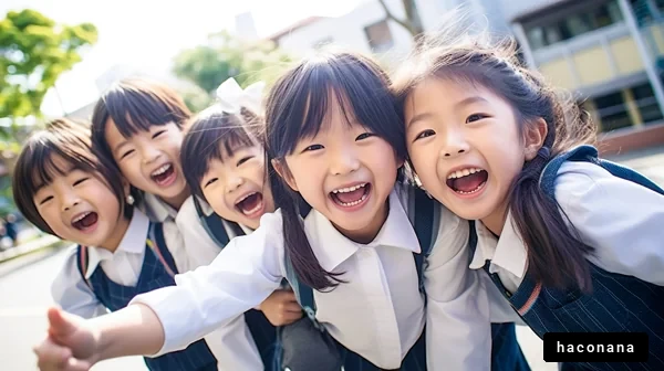 笑顔で楽しむ子供たち