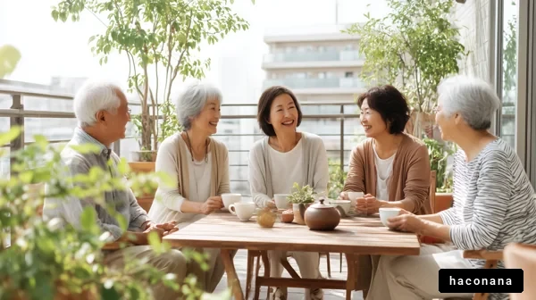 高齢者の楽しいお茶会