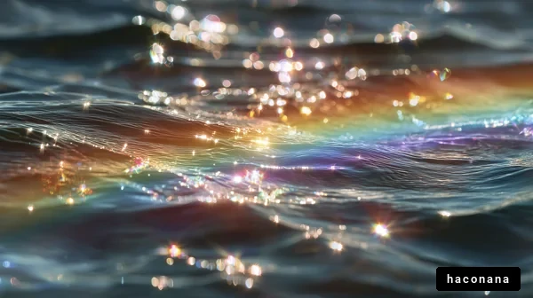 光を反射する水面