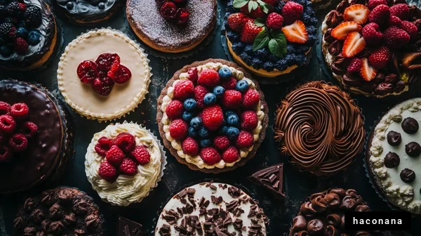 色とりどりのデザート