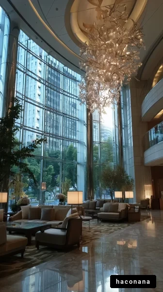 モダンなロビーの風景