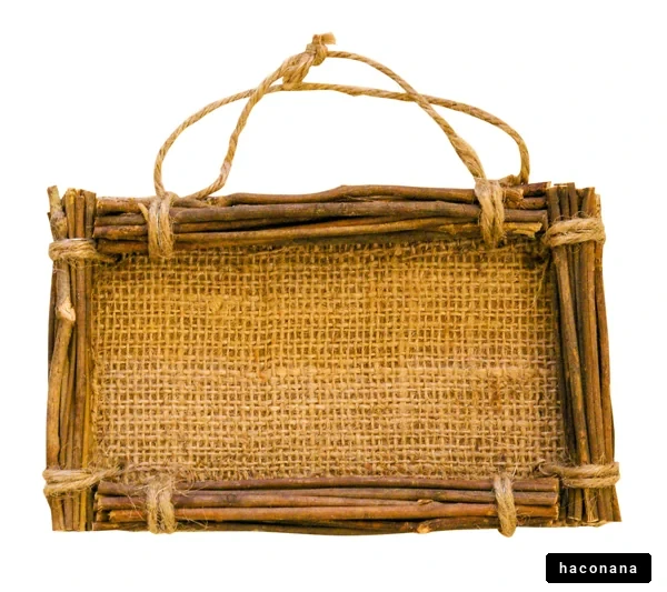 自然素材の手作り看板