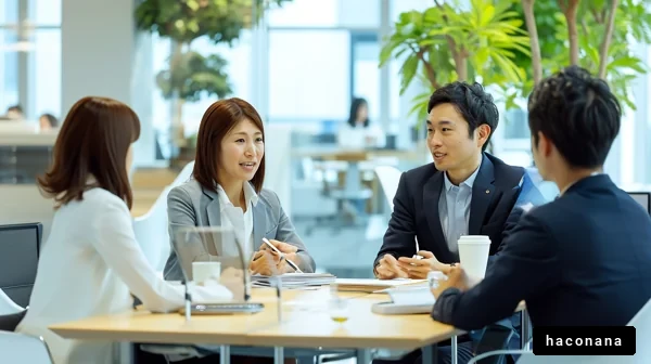 ビジネスミーティングの風景