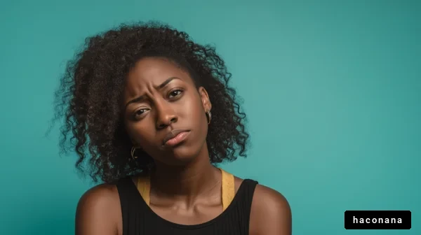 考え込む女性の表情