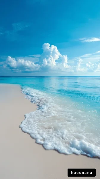 青い海と白い砂浜