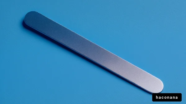 ネイルファイルのクローズアップ