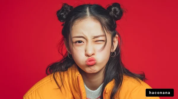 明るい表情の少女