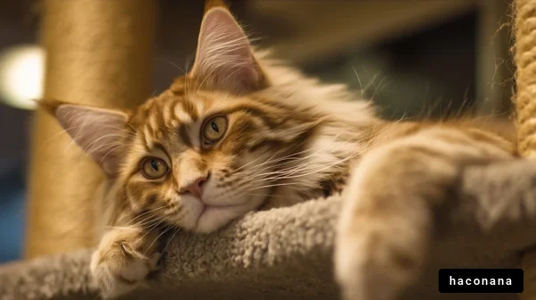 リラックスする猫の表情