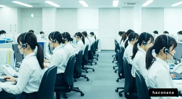 オフィスでのコールセンター
