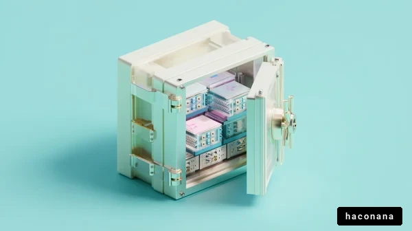 金庫に収納されたアイテム