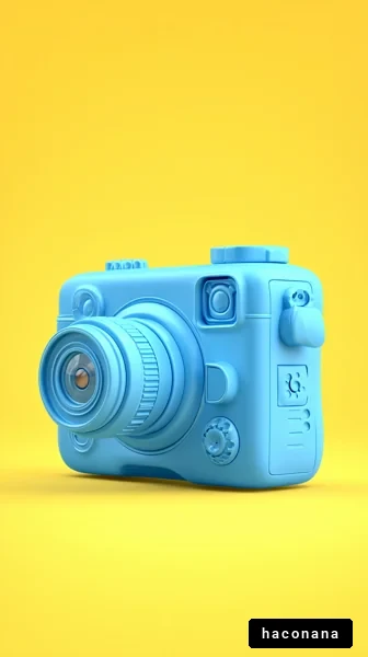 カラフルなカメラのイメージ