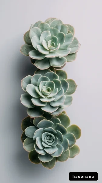 美しい多肉植物のアレンジ