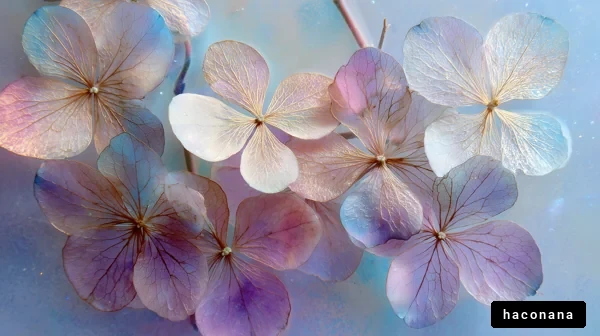 幻想的な花のアート