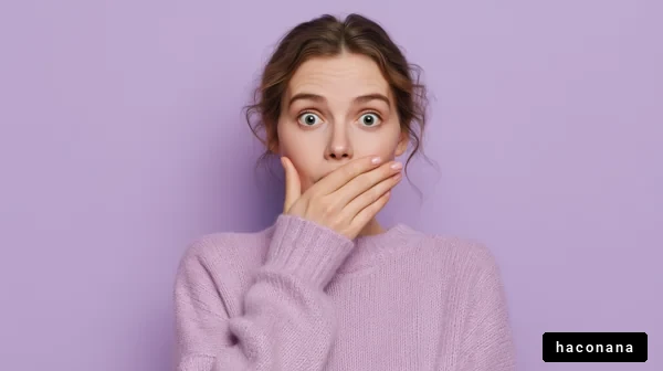 驚きと戸惑いの表情